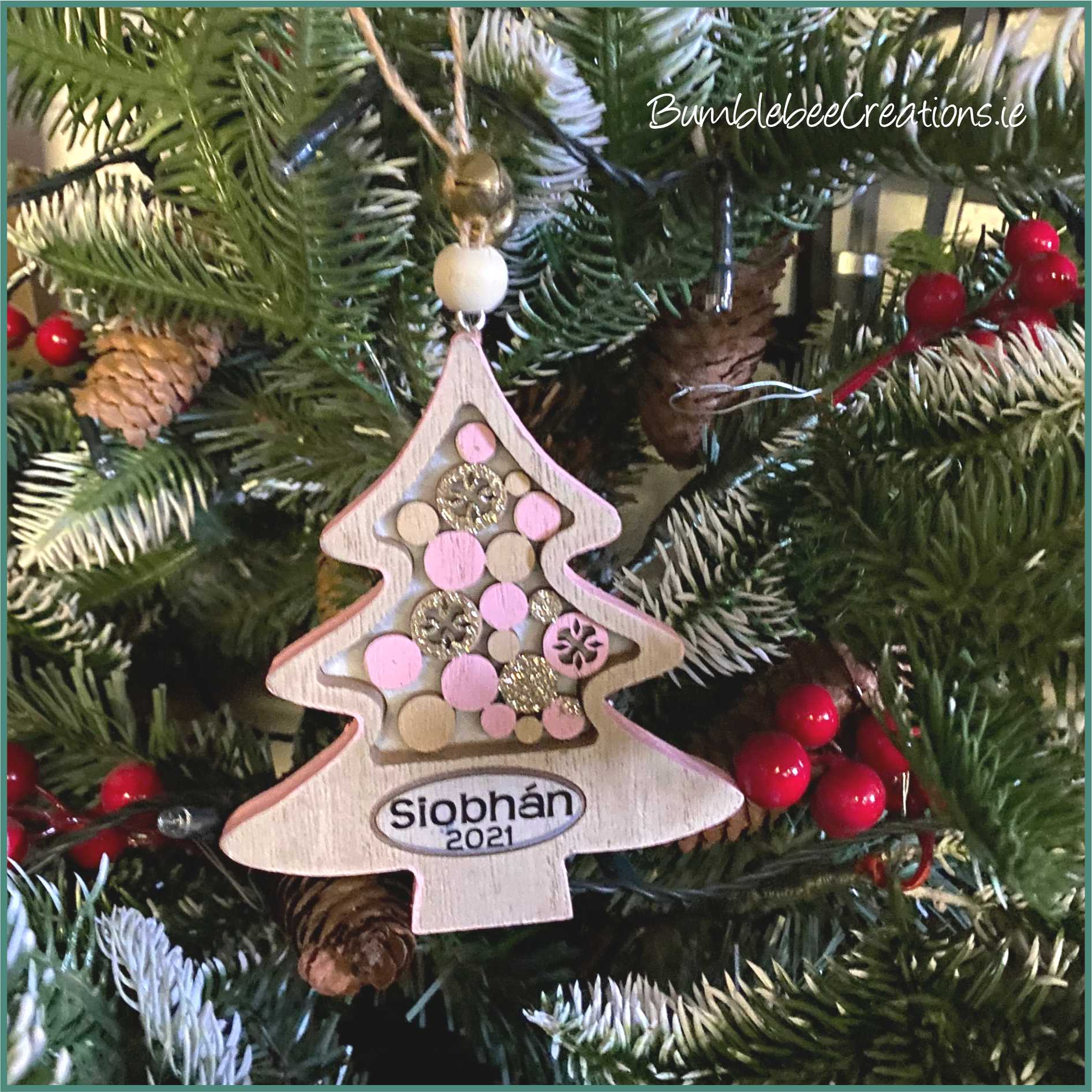 Nordic Tree Decoration : Pink